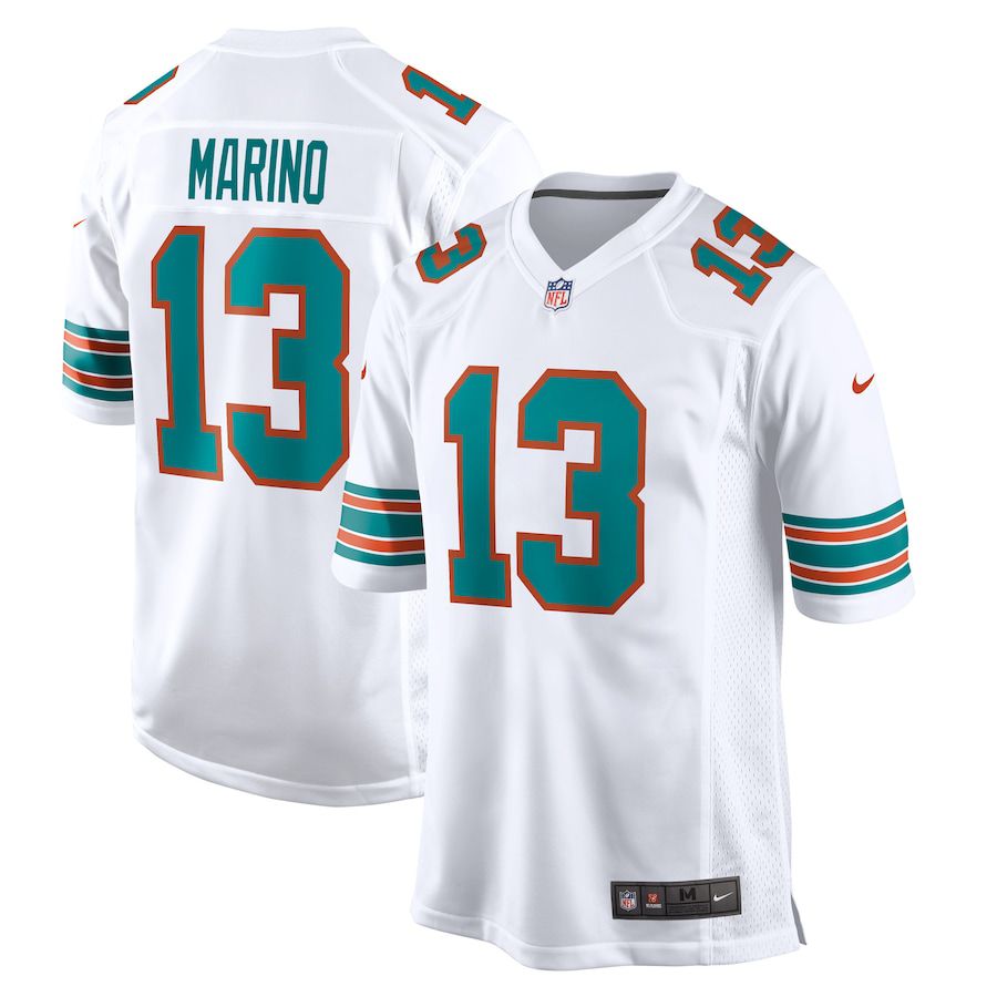 Men Miami Dolphins #13 Dan Marino Nike White Retired Player NFL Jersey->miami dolphins->NFL Jersey